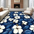 thumbnail image 1 of Ultra Soft Area Rug, Lively Surfboard Theme Décor, Non Slip, Stain Resistant, Washable Area Rugs for Living Room, Bedroom(White, 8X10), 1 of 8