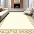 thumbnail image 1 of Ultra Soft Area Rug, Timeless Rustic Ogee, Non Slip, Stain Resistant, Washable Area Rugs for Living Room, Bedroom(Beige, 8X10), 1 of 8