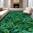 thumbnail image 1 of ODIKA 8x8 Machine Washable Non-Slip Area Rug, Enchanted Forest Abstract Leaf Swirl and Vine Ultra Soft Rug, None, 530056, 1 of 7
