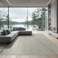 thumbnail image 1 of ODIKA Under Interlocking Layout Motif Contemporary Symmetrical Plush for Dining Room, Basement, Large Office, Non-Slip Chair-Friendly, 1 of 7