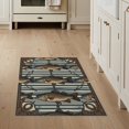 thumbnail image 1 of ODIKA Vintage Bass Fish Fishing Distressed Tackle Stars Stripes Border Pet Friendly & Kids Safe for Bedroom, Bedside, Nursery, 1 of 7
