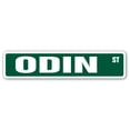 thumbnail image 1 of ODIN Street Sign Childrens Name Room Sign | Indoor/Outdoor |  24" Wide, 1 of 5