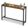 thumbnail image 1 of ODK 55 Inch Rectangular Modern Bar Height Pub Table, Rustic Brown, 1 of 8
