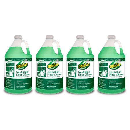ODOBAN 936162-G Floor Cleaner, 1 gal., PK4