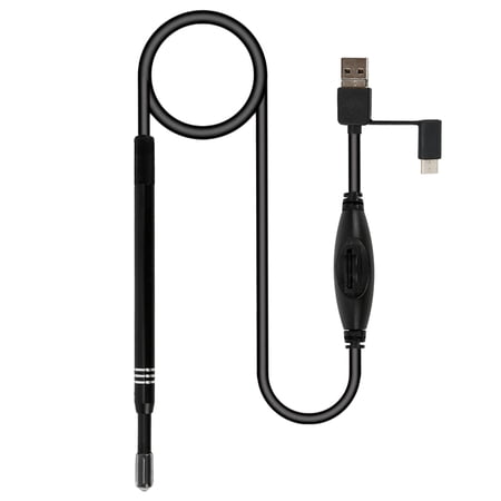 ODOMY 1.5M Led Otoscope Ear Camera Scope Earwax Removal Kit Ear Wax Cleaning Tool