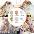 thumbnail image 1 of ODOMY 105Pcs Balloon Arch Garland Kit,Luxury Macaron Gold White Skin Tone Bean Paste Color Latex Balloons with Balloon Chain & Balloon Tape for Party Backdrop Birthday Baby Shower Wedding, 1 of 7