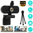 thumbnail image 1 of ODOMY 1080P Full HD Webcam Web Cam Camera USB 2.0 With Mic For PC Desktop Computer, 1 of 11