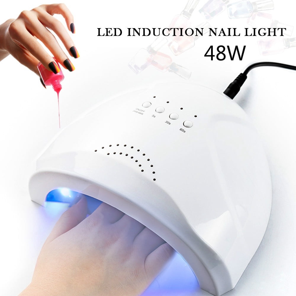 ODOMY 48W UV/LED Lamp Nail Dryer Timing Manicure Tool Beauty Nail Gel Lamp Curing For Nails EU Plug