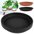 ODOMY 5 Pack Plant Saucer Plastic Plant Pot Saucers Flower Pot Drip