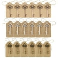 thumbnail image 1 of ODOMY 50/100pcs Vintage Key Bottle Opener with Paperboard Tag Card for Wedding Accessories, 1 of 10