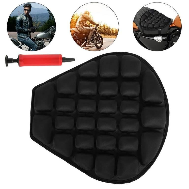 Air Motorcycle Seat Cushion Pressure Relief Ride Seat Pad for Cruiser  Touring