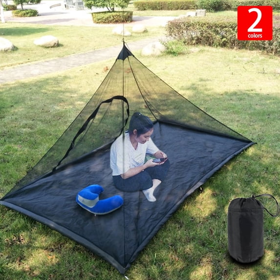 ODOMY Camping Mosquito Net Anti-Mosquito Bug Nets with Carry Bag ,Compact and Lightweight, High Density Mosquito Net Tent for Outdoor Camping, Traveling, Hiking