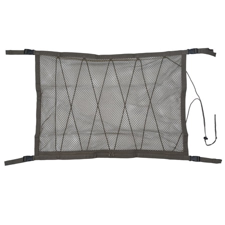 ODOMY Cargo Net for Car Interior Roof Storage - Car Ceiling Net Pocket Overhead Top Bag Hanging Sundries Mesh Organizer with Drawstring