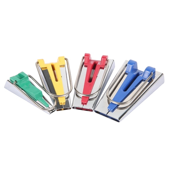 ODOMY Fabric Bias Tape Maker Kit Set Craft DIY Stitch Presser Foot Overlocking Splicing Cloth Tool