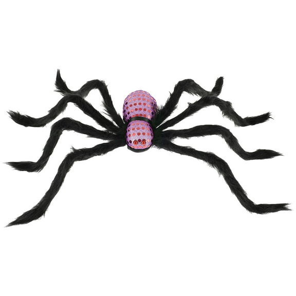 ODOMY Giant Spider and Fake Large Hairy Spider Props Scary Halloween Decoration