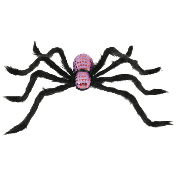 ODOMY Halloween Giant Spider and Fake Large Hairy Spider Props Scary Decoration