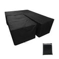 thumbnail image 1 of ODOMY L-shaped Outdoor Waterproof Furniture Cover Garden Patio Sofa Protective Cover Dust Covers, 1 of 11