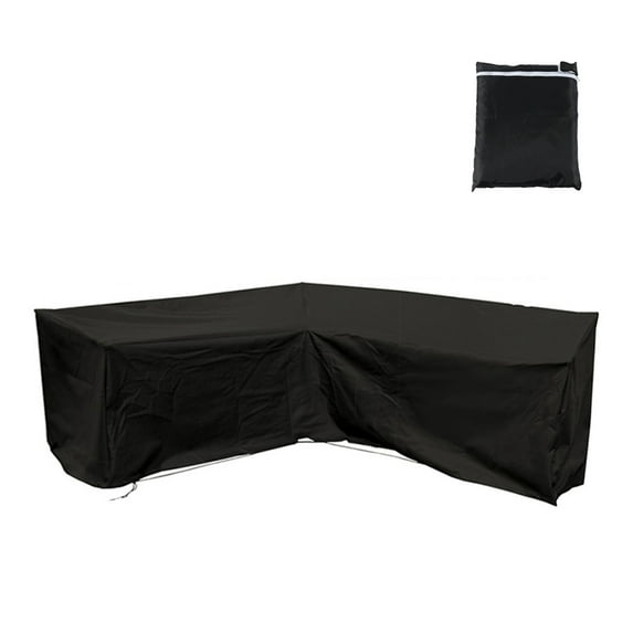ODOMY L-shaped Outdoor Waterproof Furniture Cover Garden Patio Sofa Protective Cover Dust Covers