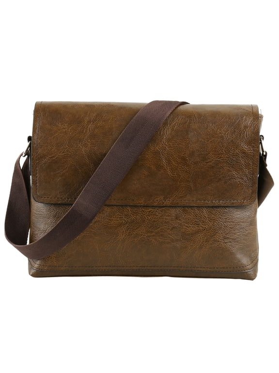 Mens Leather Bags Messenger Bag Briefcase Satchel Shoulder Handbag Cross Body