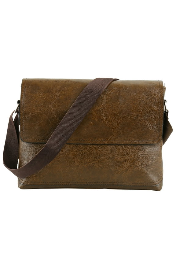 Mens Leather Bags Messenger Bag Briefcase Satchel Shoulder Handbag Cross Body
