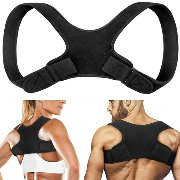ODOMY Posture Corrector Armpit Pads Shoulder Back Brace for Slouching Clavicle Support