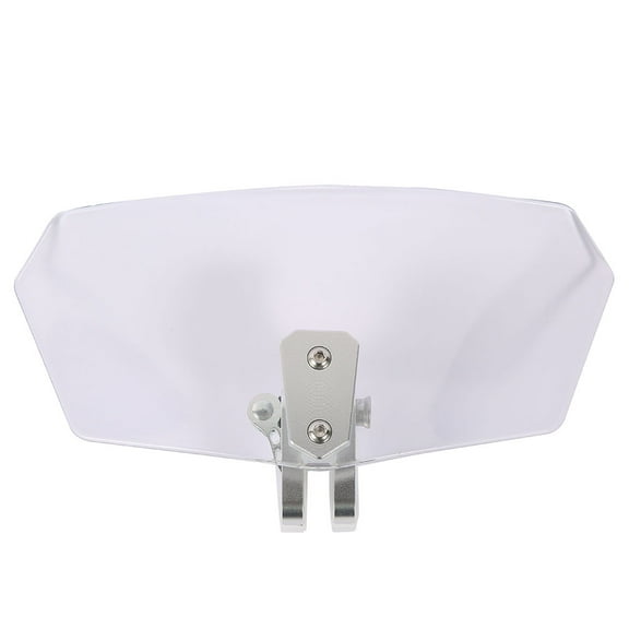 ODOMY Universal Smoke/ Clear Motorcycle Windshield Windscreen Bar For Harley Honda