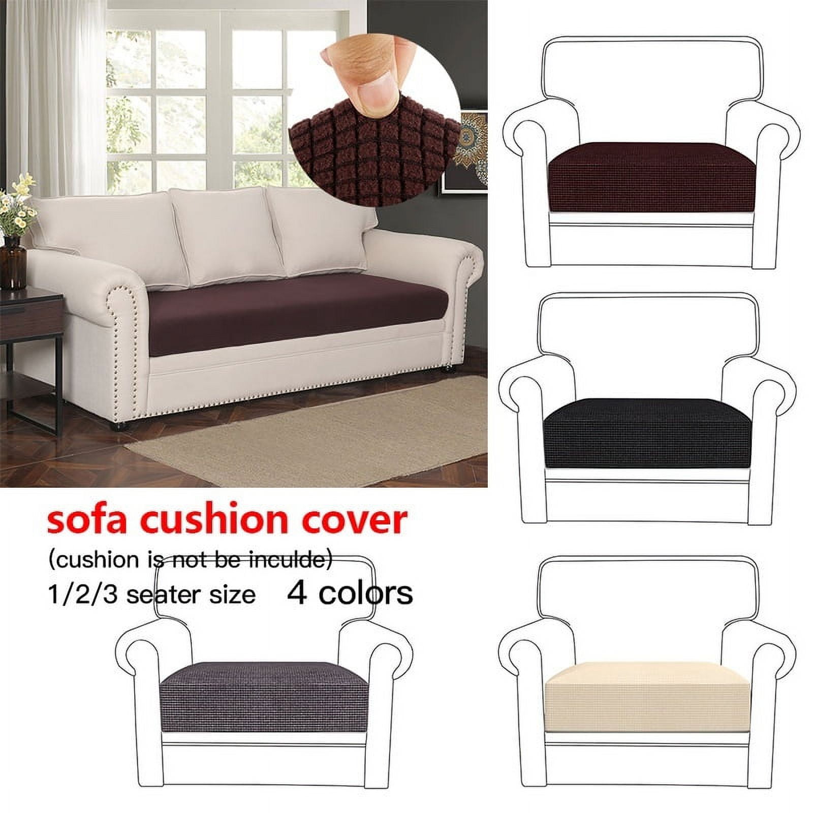  NC HOME PU Leather Sofa Cushion Covers Sofa Seat