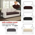 ODOMY Waterproof 1/2/3 Seaters Sofa Chair Cushion Cover Elastic Polar