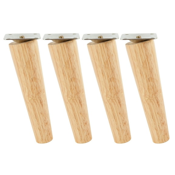 ODOMY Wood Furniture Legs for Chair Table Sofa Closet Feet 4Pcs