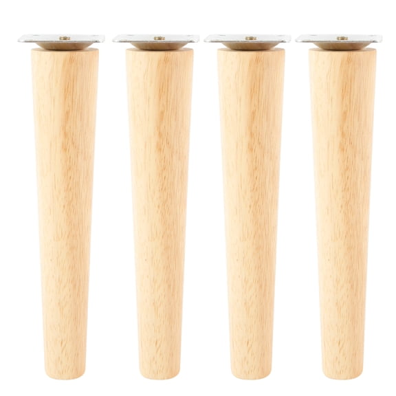 ODOMY Wood Furniture Legs for Chair Table Sofa Closet Feet 4Pcs
