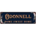 thumbnail image 1 of ODONNELL Home Sweet Home Victorian Look 8x24 Metal Sign 108240046901, 1 of 1