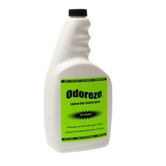 ODOREZE Natural Lagoon Odor Control Additive & Spray: 5 Gallon Concentrate Treats 40,960,000 Sq. Yards