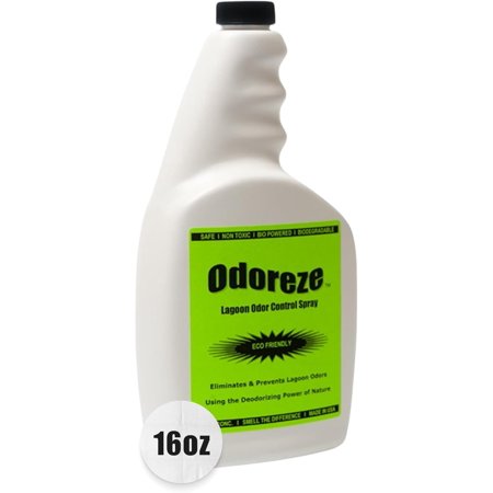 ODOREZE Natural Lagoon Odor Control Eco Spray: Treats 2,000 Sq. ft.to Stop Stench