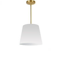 ODR-S-790-Dainolite-Oversized Drum - 1 Light Oversized Small Drum Pendant-Polished Chrome Finish-White Shade Color