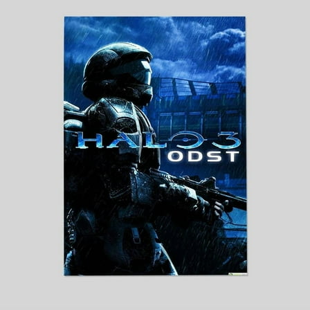 ODST - Key Art Wall Poster Black Framed Version Size 24''x36'' - Postora