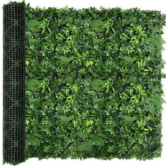 ODTORY 72"x144" Artificial Grass Wall Boxwood Plant Panel,UV Resistant Green Leaves Faux for Interior Backdrop,Garden and Indoor Outdoor Wall&Fence Covering Privacy, Party Wall Greenery Decor