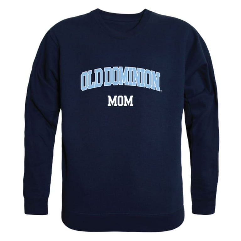 ODU Old Dominion University Monarchs Mom Fleece Crewneck Pullover Sweatshirt Navy X Large