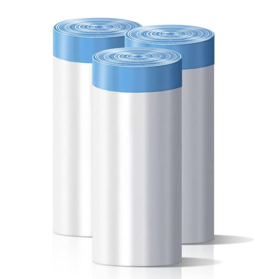 ODYAAZ 3 Rolls Cat Litter Waste Bags, 60 Count, Extra Supply Liners for Automatic Self-Cleaning Litter Boxes