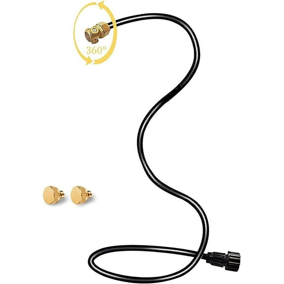 ODYSITE 0.39” x 5’ Mister Stand with 3 Spray Nozzles, Adjustable Flow