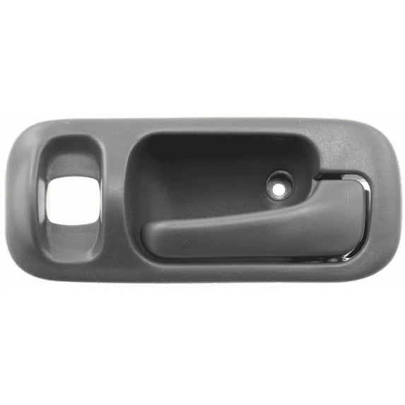 ODYSSEY 95-98/CR-V 97-01 FRONT INTERIOR DOOR HANDLE RH, Gray (Big Clip), Plastic, w/ Lock Hole