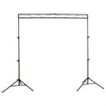 thumbnail image 1 of 8' MOBILE TRUSS SYSTEM IN BLACK: 2 TRIPODS W/LIGHTING MOUNTING POLE, 1 of 2