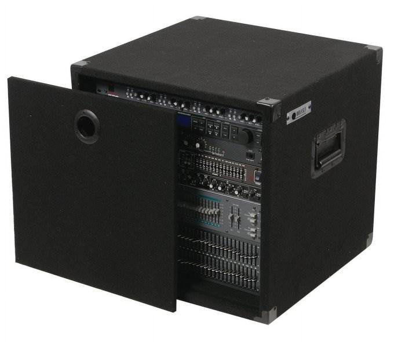 ODYSSEY CRE10 Carpeted 10 Space 17" Deep MediumDuty Econo Amp Rack DJ