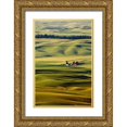 thumbnail image 1 of ODell, Dale 23x32 Gold Ornate Wood Framed with Double Matting Museum Art Print Titled - Palouse #27, 1 of 4
