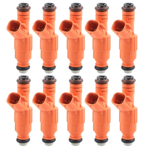 OE # 0280155917 Fuel Injectors Kit 10PCS Fits select: 2000-2005 FORD EXCURSION LIMITED, 2000-2004 FORD F250 SUPER DUTY