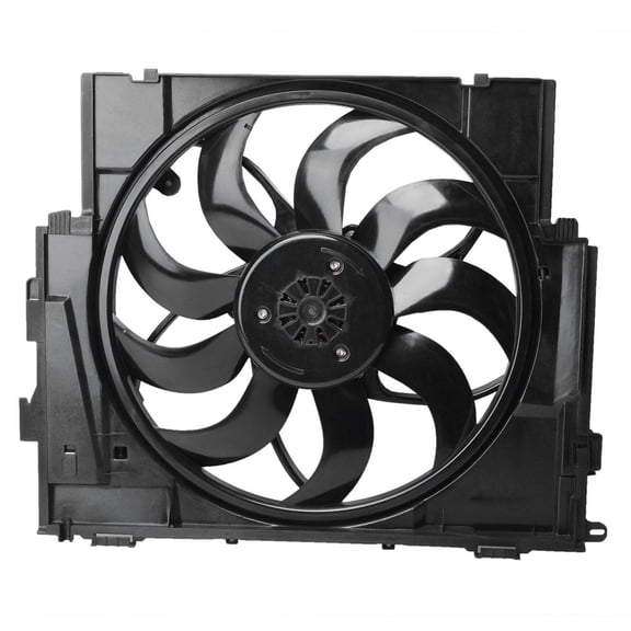 OE # 17418617102 Radiator Electric Cooling Fan Assembly w/ Motor 1PC Fits select: 2012-2016 BMW 528 I