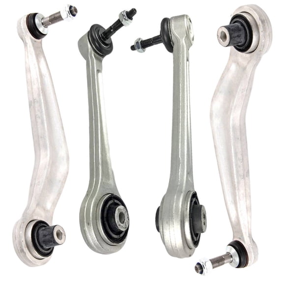 OE # 33326768791 Rear Left Right Strut Control Arm Guide Rod Guiding Suspension Link 4PCS Fits select: 2000 BMW 528 IT, 2002-2003 BMW 530 I AUTOMATIC