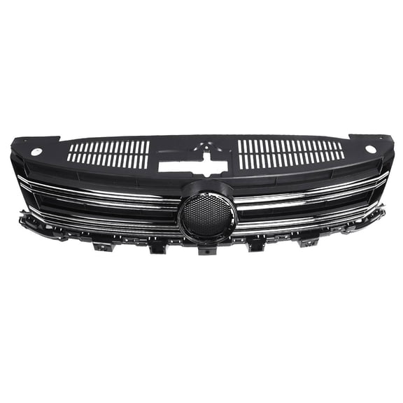 OE # 5N0853651H Front Upper Bumper Grille Grill-Center 1PC Fits select: 2017 VOLKSWAGEN TIGUAN S/LIMITED, 2014-2016 VOLKSWAGEN TIGUAN S/SE/SEL/R-LINE