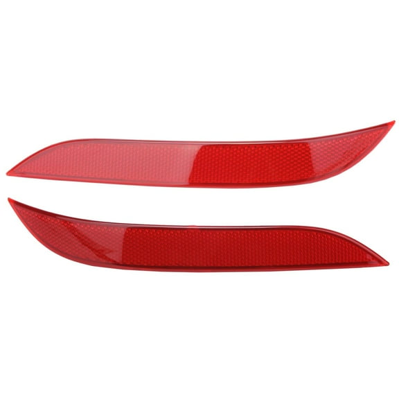 OE # 63146915039+63146915040 Rear Left + Right Bumper Light Reflector 2PCS/Set Fits select: 2004-2007 BMW 530 I, 2004-2007 BMW 525 I
