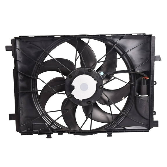 OE # A2215001193 Front Radiator Electric Cooling Fan Assembly 1PC Fits select: 2007-2008,2010-2011 MERCEDES-BENZ S 550