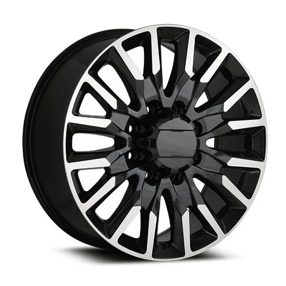 OE Concept 2023 Silverado 2500 Black Machine 8.5-20 G22-20858180+44BM